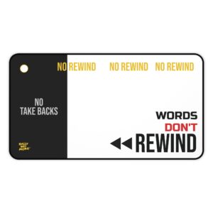 Words Don’t Rewind Desk Mat | Bully No More