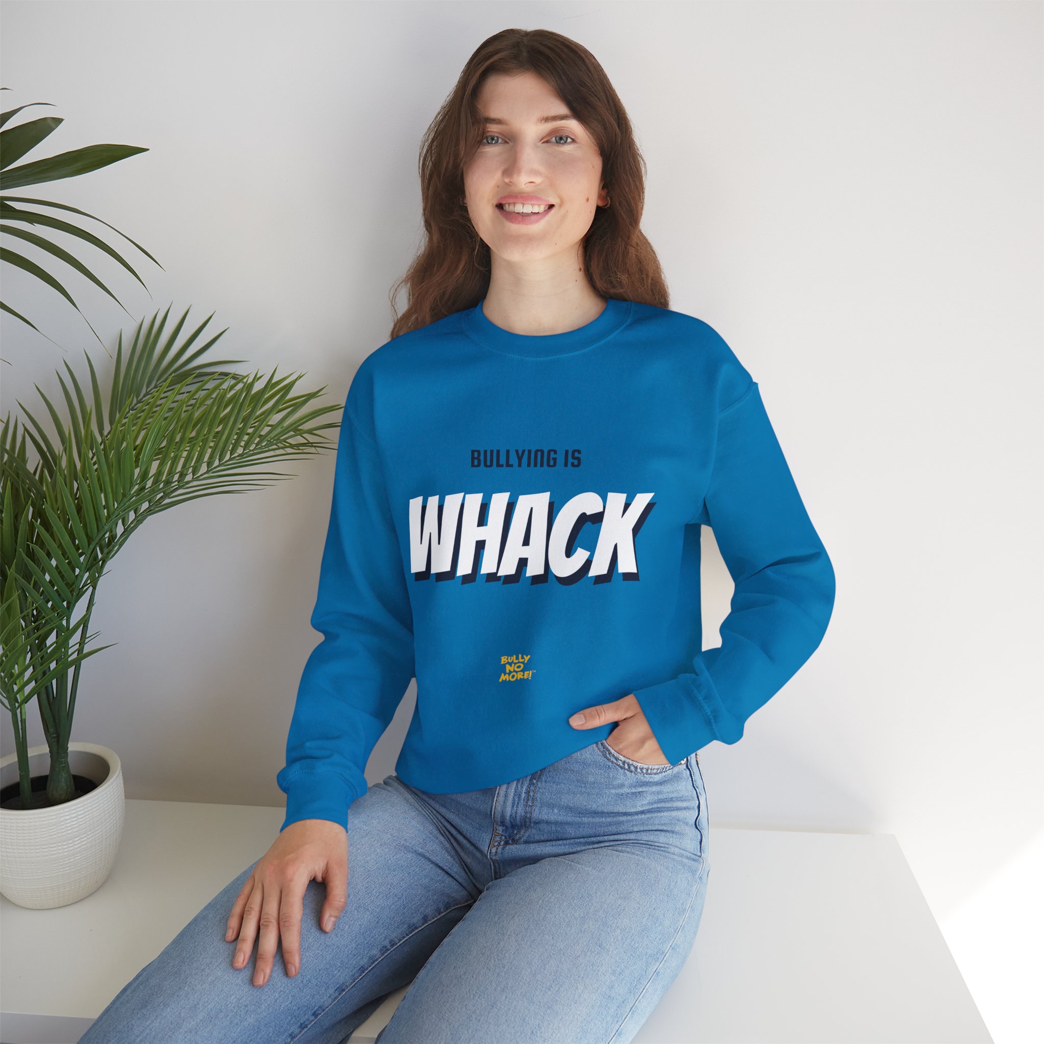 Being Mean: You’re On the Wrong Team Adult Sweatshirt | Bully No More - Image 9
