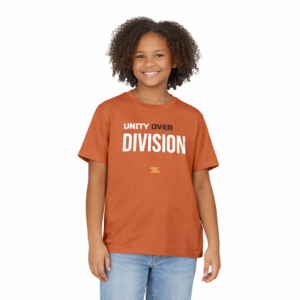 Unity Over Division Youth Short Sleeve T-Shirt | Inclusion Matters Tee