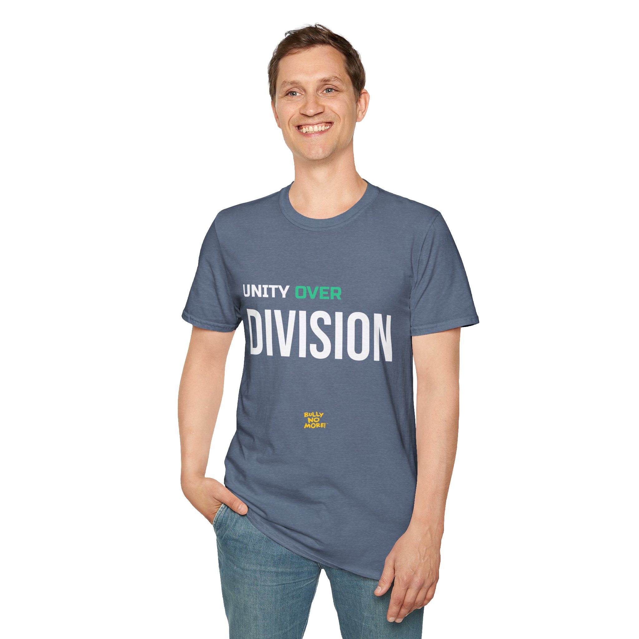 Unity Over Division Adult Short Sleeve T-Shirt | Bully No More