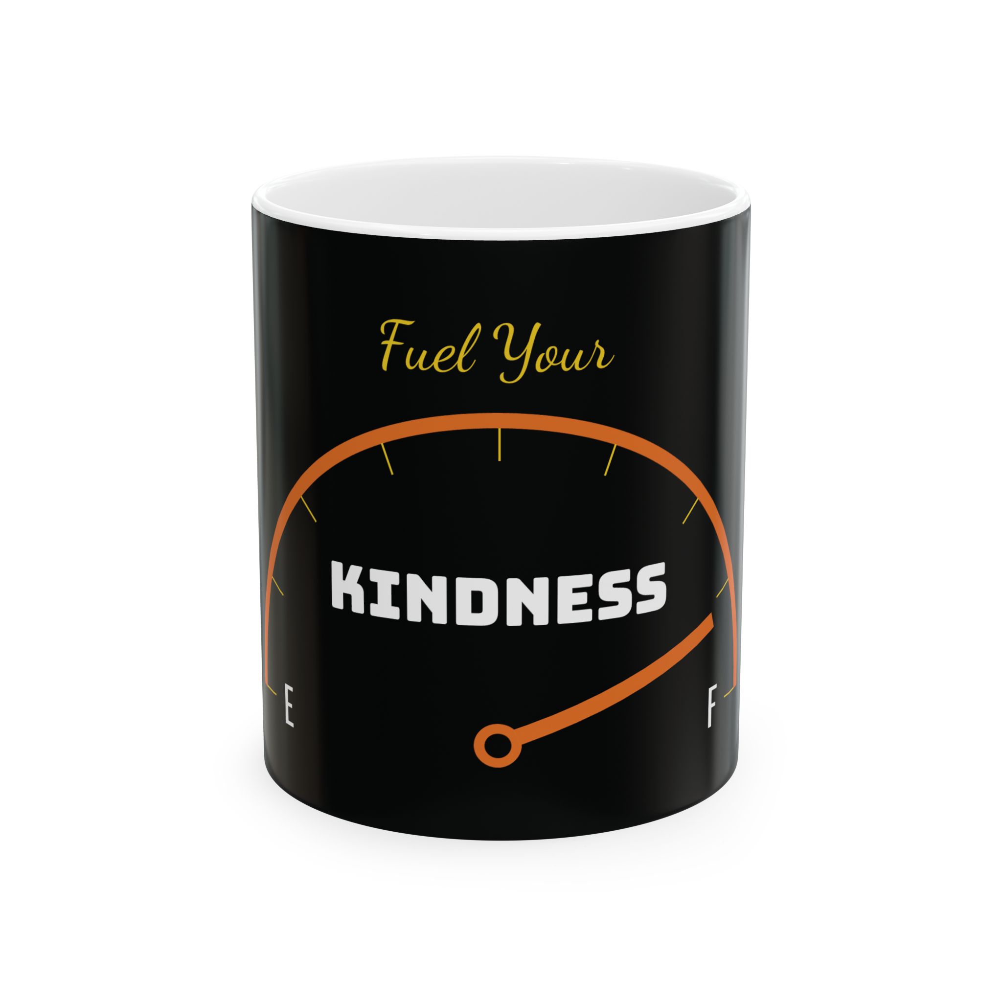 Fuel Your KINDNESS Ceramic Coffee Mug 11oz 15oz | Bully No More